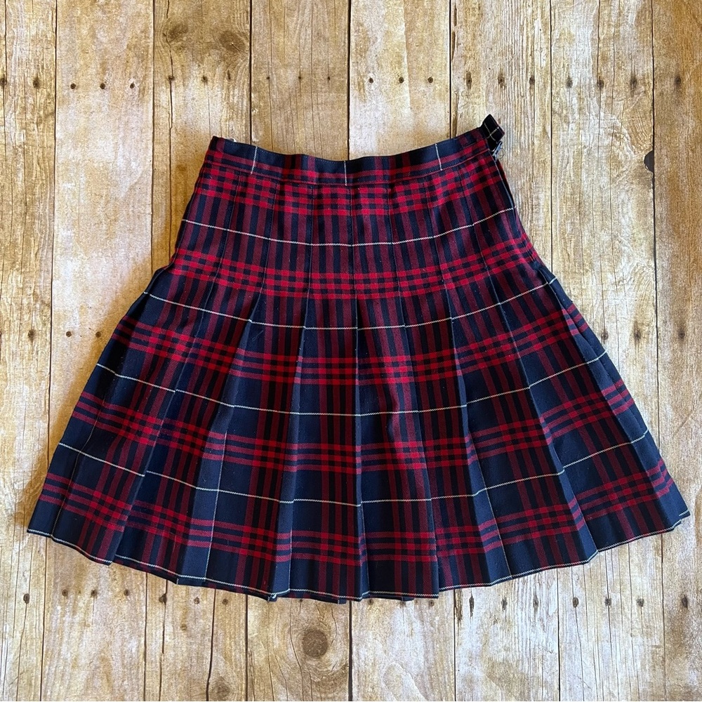 Lands’ End Pleated Uniform Skirt